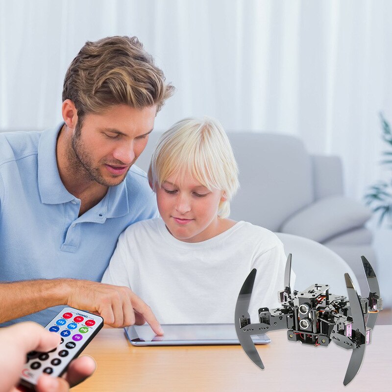 Educational Robot Arduino Quadruped up and down Crawling Robot Python Reprogrammable