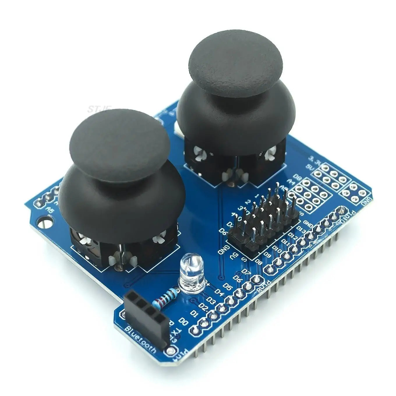 Custom  Electronic building blocks Dual PS2 game joystick button module JoyStick compatible with For UNO R3