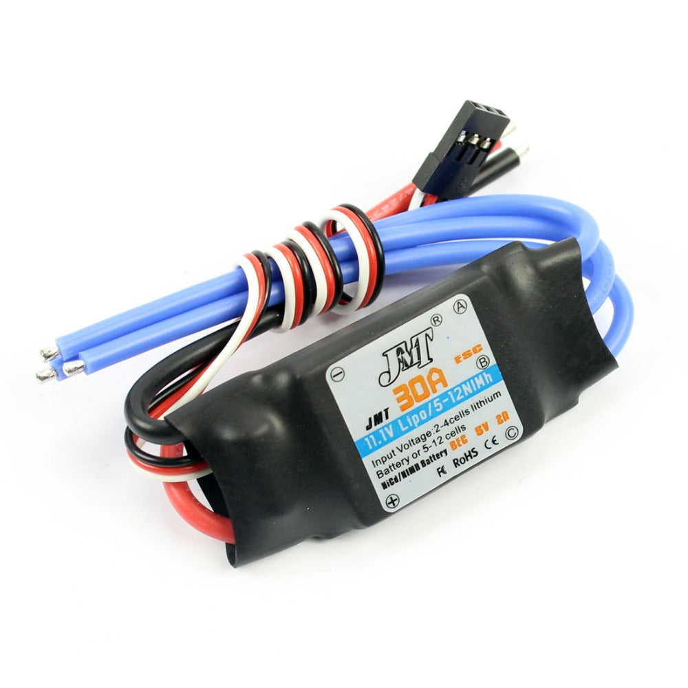 Custom F00177 30A Brushless ESC Speed Controller For DIY FPV RC Quadcopter Hexacopter Multi-Rotor Aircraft Trex 450 Helicopter + FS
