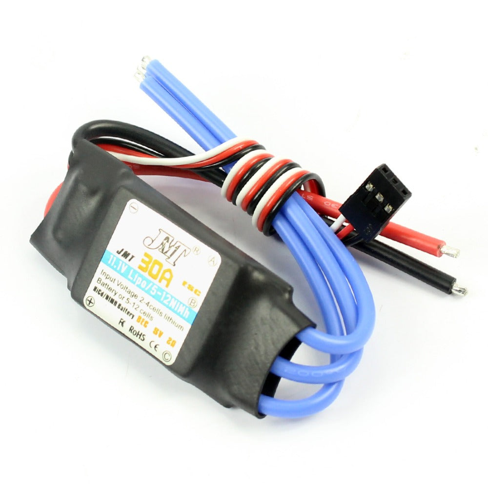Custom F00177 30A Brushless ESC Speed Controller For DIY FPV RC Quadcopter Hexacopter Multi-Rotor Aircraft Trex 450 Helicopter + FS