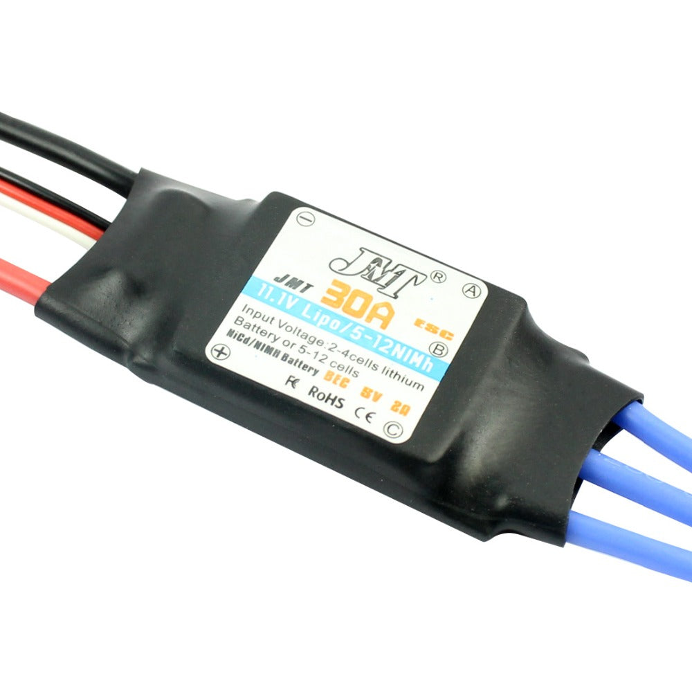 Custom F00177 30A Brushless ESC Speed Controller For DIY FPV RC Quadcopter Hexacopter Multi-Rotor Aircraft Trex 450 Helicopter + FS