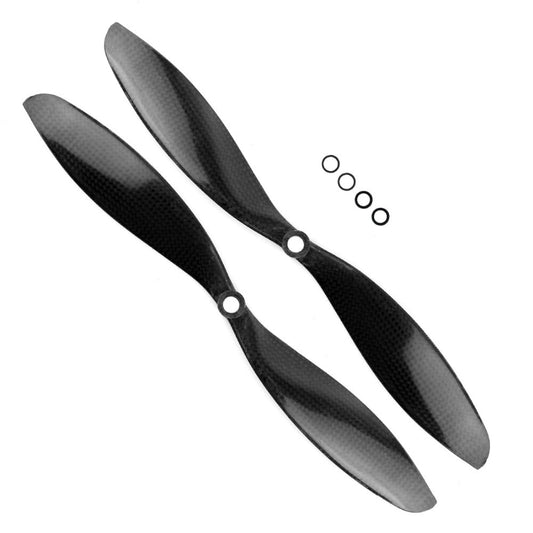 Custom F05306 11x4.7 3K Carbon Fiber Propeller CW CCW 1147 CF Props For RC Quadcopter Hexacopter Multi Rotor UFO + FS