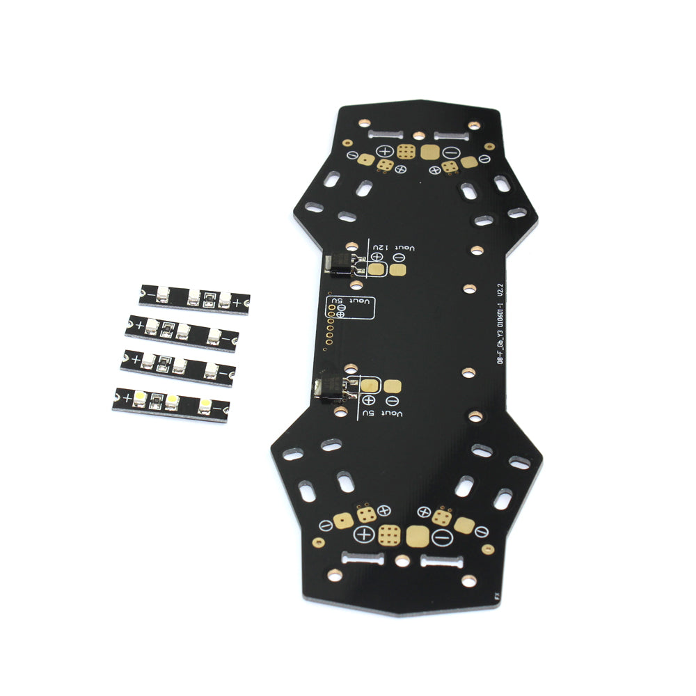 Custom F17712 RC Helicopter parts ZMR250 PCB Board With LED BoardFor ZMR250 Quadcopter Frame Kit