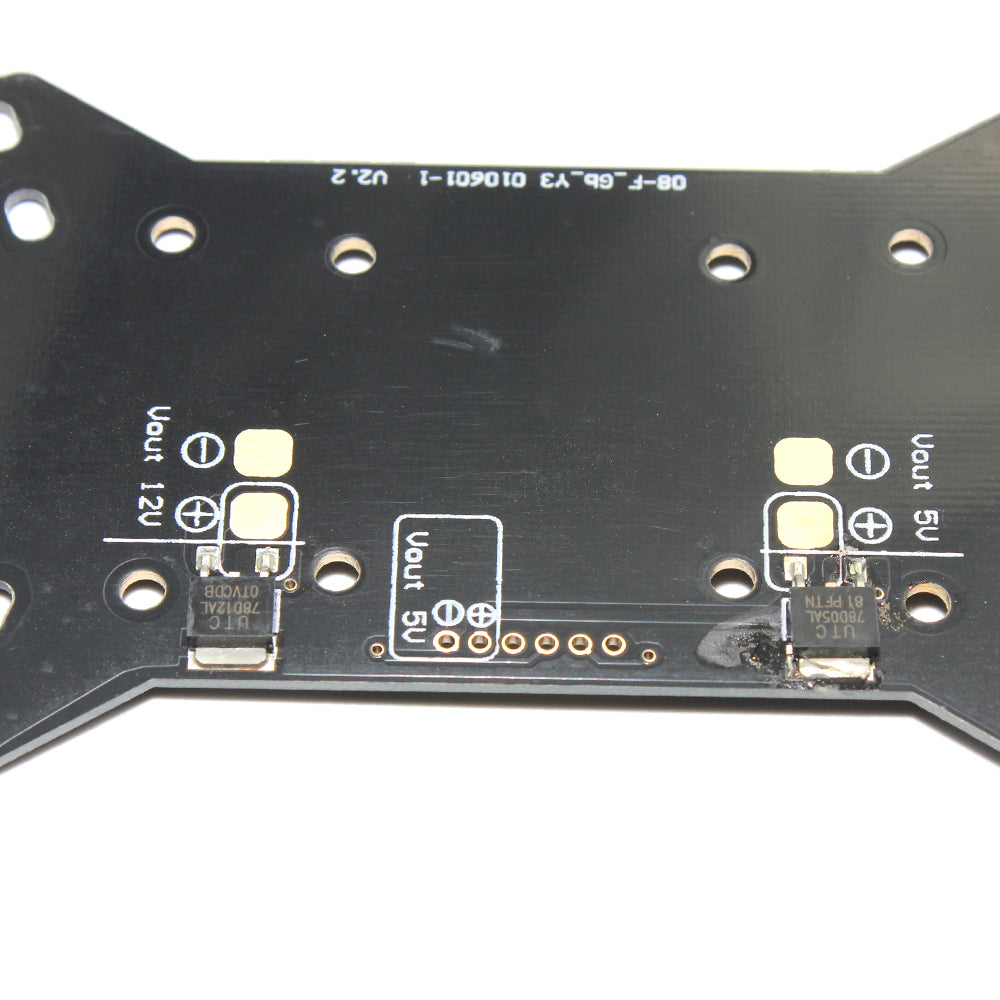 Custom F17712 RC Helicopter parts ZMR250 PCB Board With LED BoardFor ZMR250 Quadcopter Frame Kit