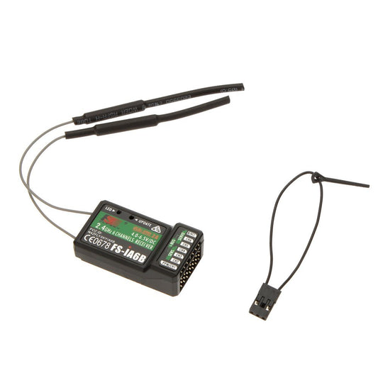 Custom FS-iA6B 2.4G 6 Channel 6CH RC Receiver PPM Output with iBus Port for FS i4 i6 i10 RC Transmitter F17294