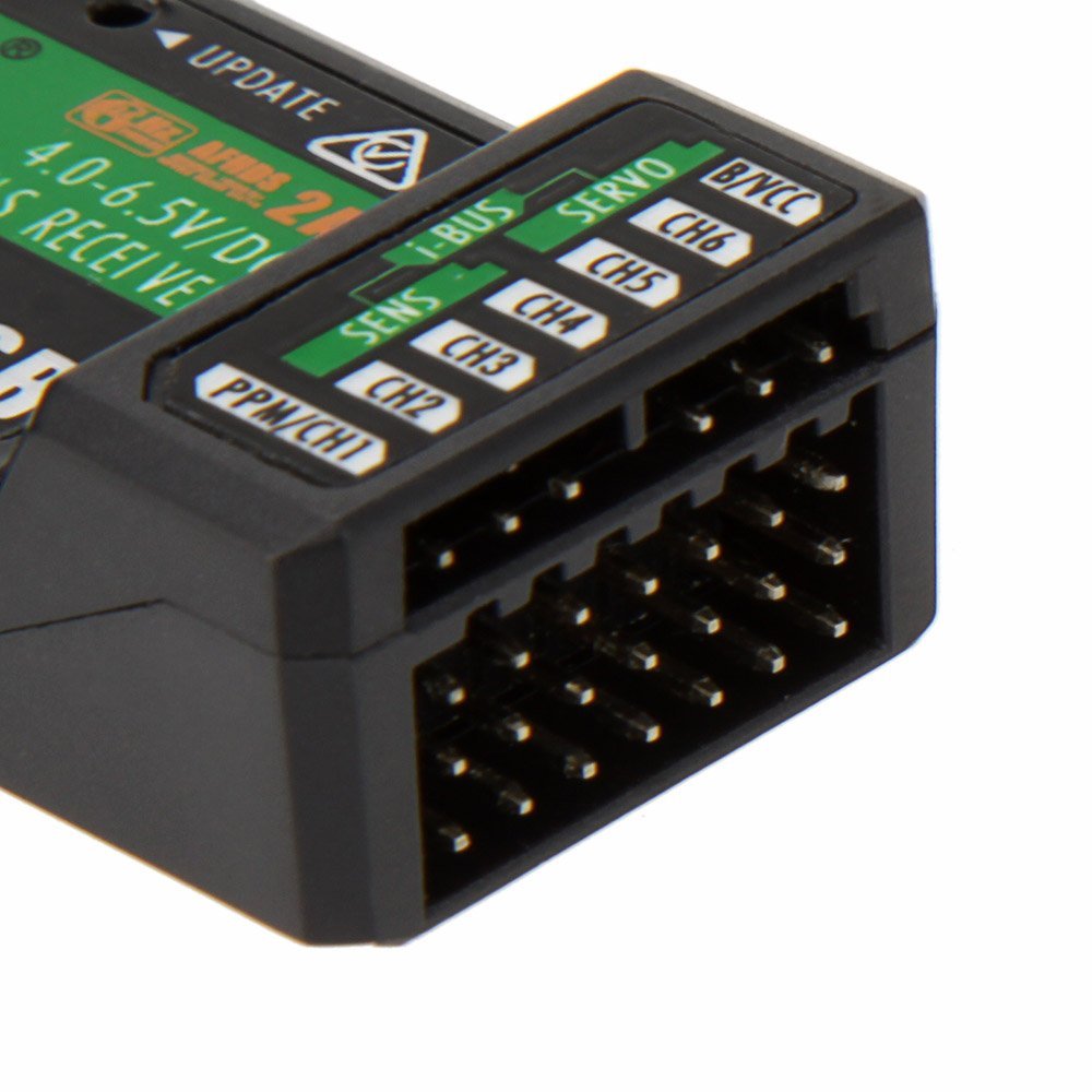 Custom FS-iA6B 2.4G 6 Channel 6CH RC Receiver PPM Output with iBus Port for FS i4 i6 i10 RC Transmitter F17294