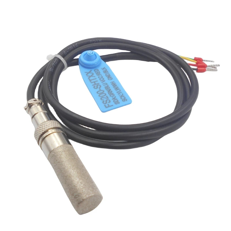 Custom FS200 Flat head temperature and humidity sensor probe 304 stainless steel waterproof probe SHT10 SHT31 SHT40 SHT25 SHT21 SHT35