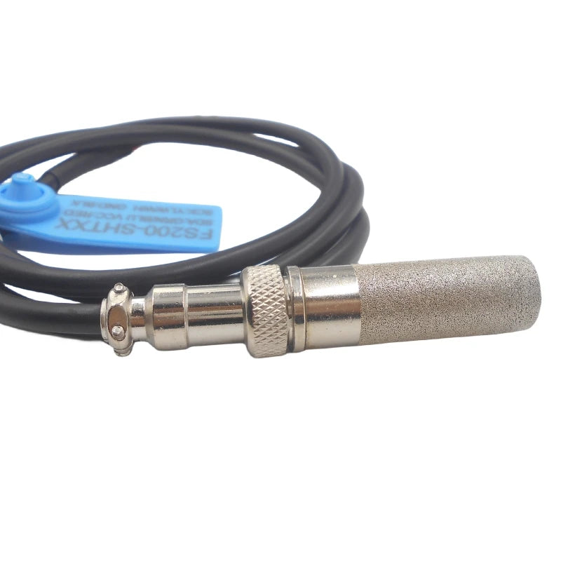 Custom FS200 Flat head temperature and humidity sensor probe 304 stainless steel waterproof probe SHT10 SHT31 SHT40 SHT25 SHT21 SHT35