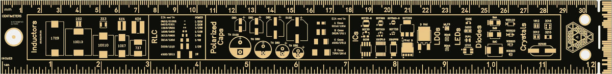 Custom Faith Ruler II multifunctional PCB ruler Drawing ruler engineering ruler 30CM