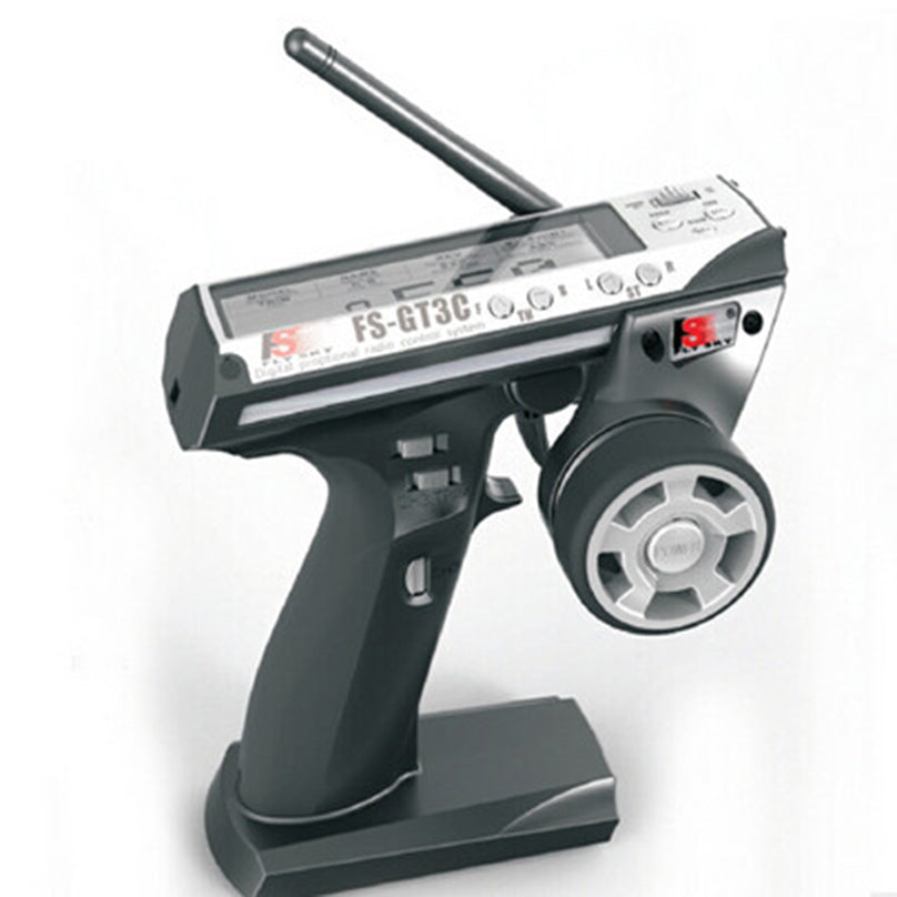 GT3C FS-GT3C 2.4GHz 3-Channel Transmitter with GR3E Receiver For RC Cars Boat customize