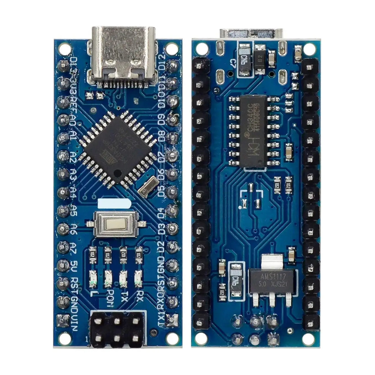 Custom For nano Mini / Type-C / Micro USB With The Bootloader Compatible Red Controller for Arduino CH340 USB driver 16Mhz ATMEGA328P