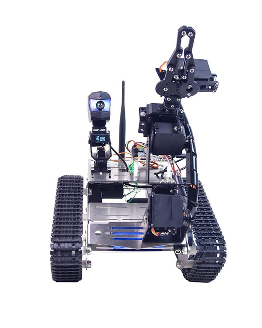 Custom Fpv Robot Auto Kit Met Robotic Hd Camera Voor Arduino,Utility Intelligente Tank Chassis Robotics Voertuig, smart Lear