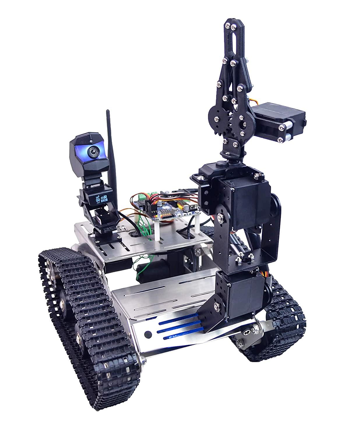 Custom Fpv Robot Auto Kit Met Robotic Hd Camera Voor Arduino,Utility Intelligente Tank Chassis Robotics Voertuig, smart Lear