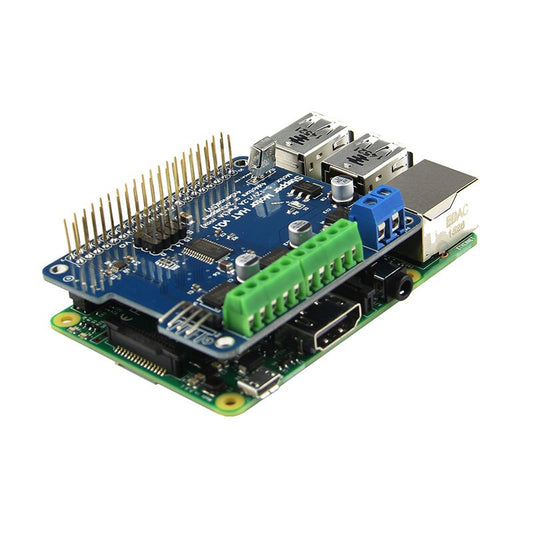 Full function Motor HAT, Robot Expansion Board Support Raspberry Pi 4 Molde B, 3B+/3B/2B/B+ (Stepper/Motor/Servo/IR Remote) customize