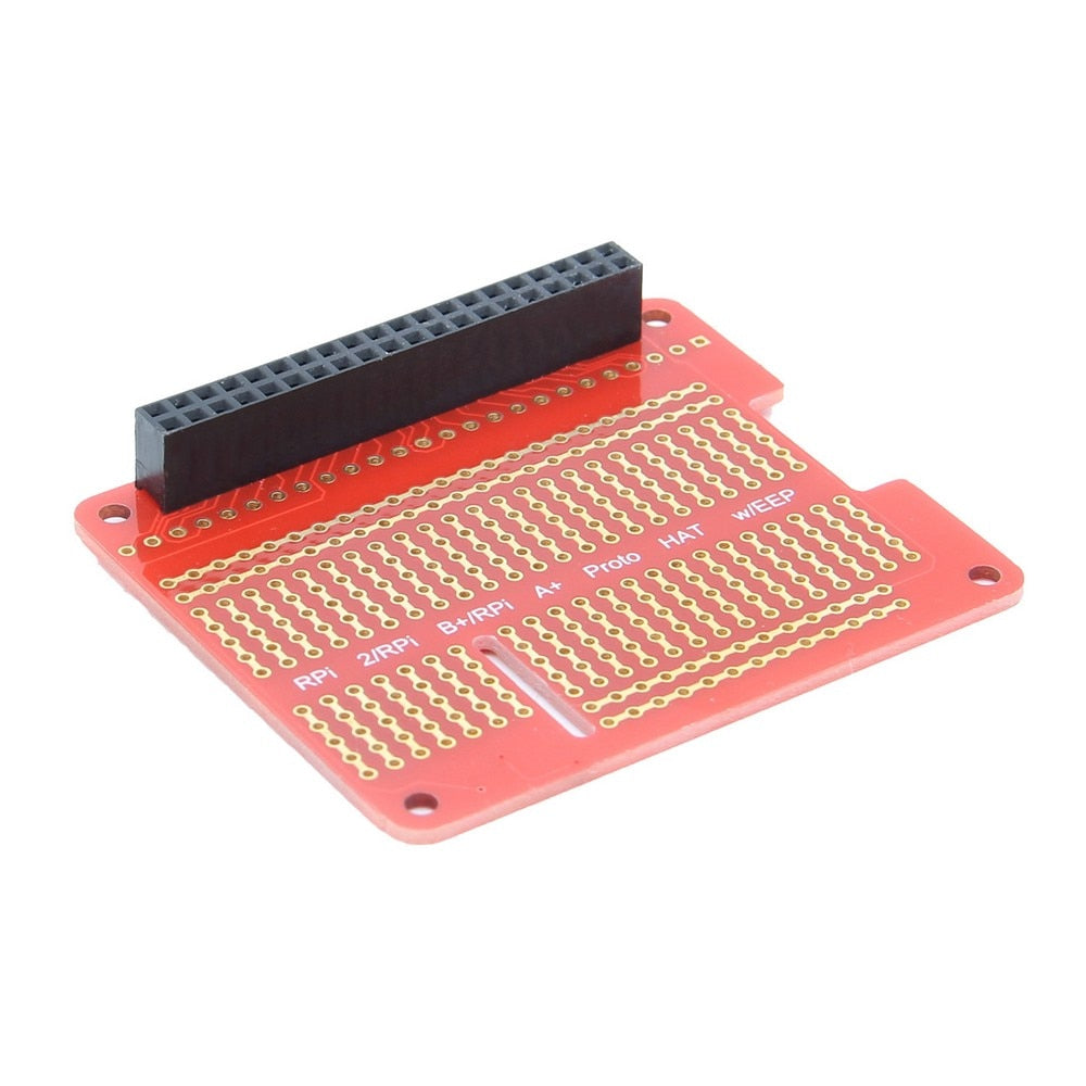 Custom GPIO Breakout Expansion Kit,T-Shaped Breakout Adapter Plate+40Pin GPIO cable+Breadboard for Raspberry Pi 4B/3B+/3B/2B