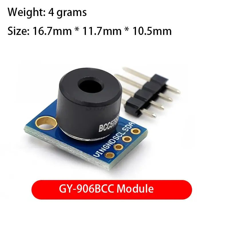Custom  GY-906-BAA/BCC  MLX90614ESF New MLX90614 Contactless Temperature Sensor Module   Compatible MLX90614-DCI