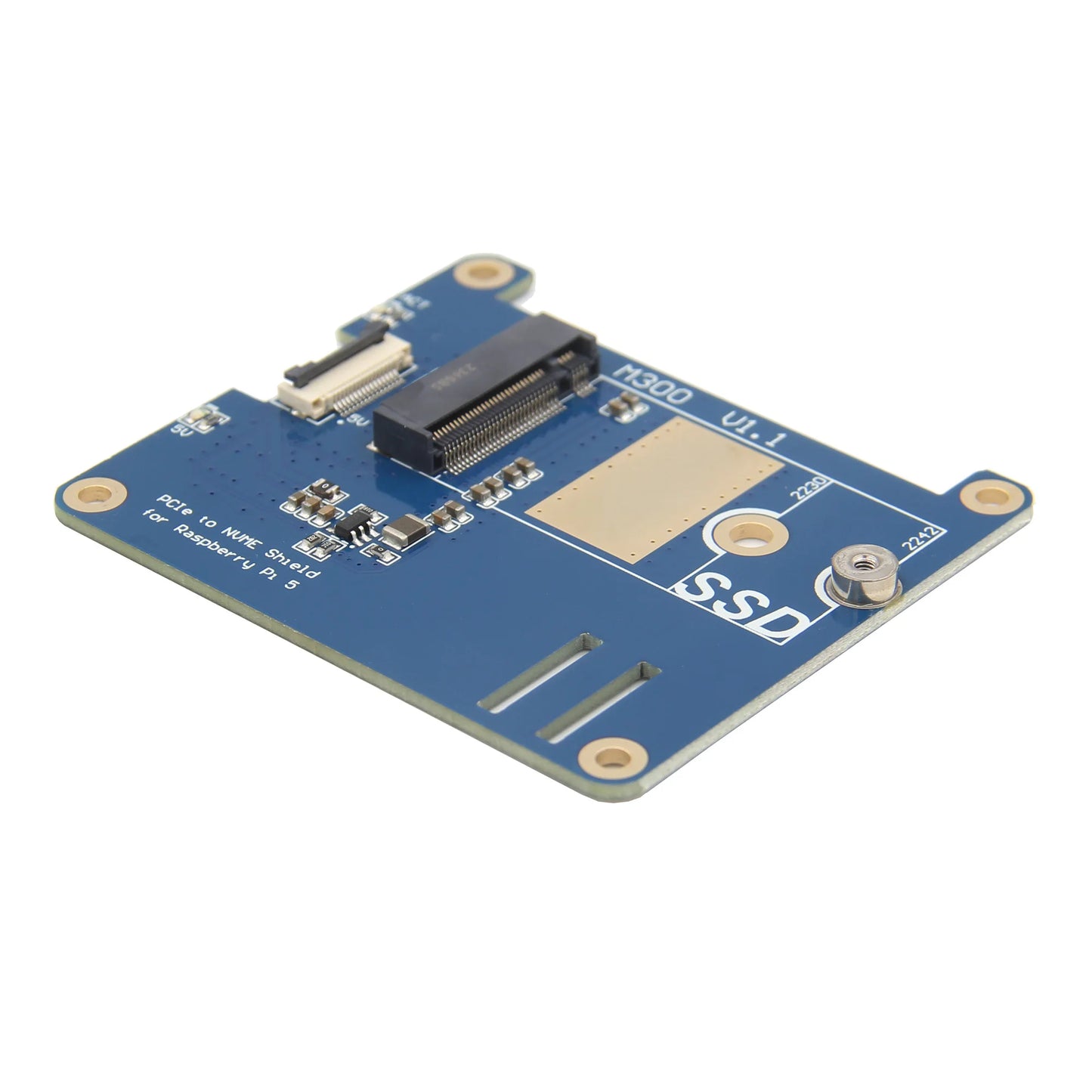 Custom M300 Pcie M.2 NVMe SSD 2242 PIP PCIe Peripheral Board for     Pi 5