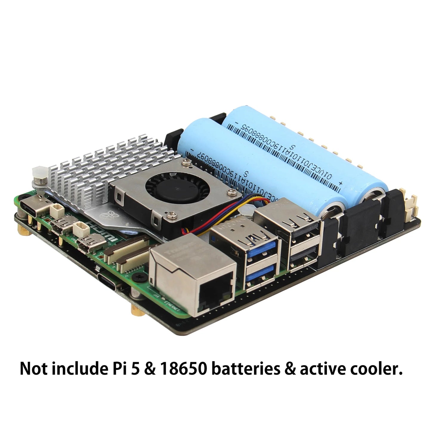 Custom Pi 5 18650 UPS, X1201 V1.1 Power Management Board with Auto Power On for Pi 5