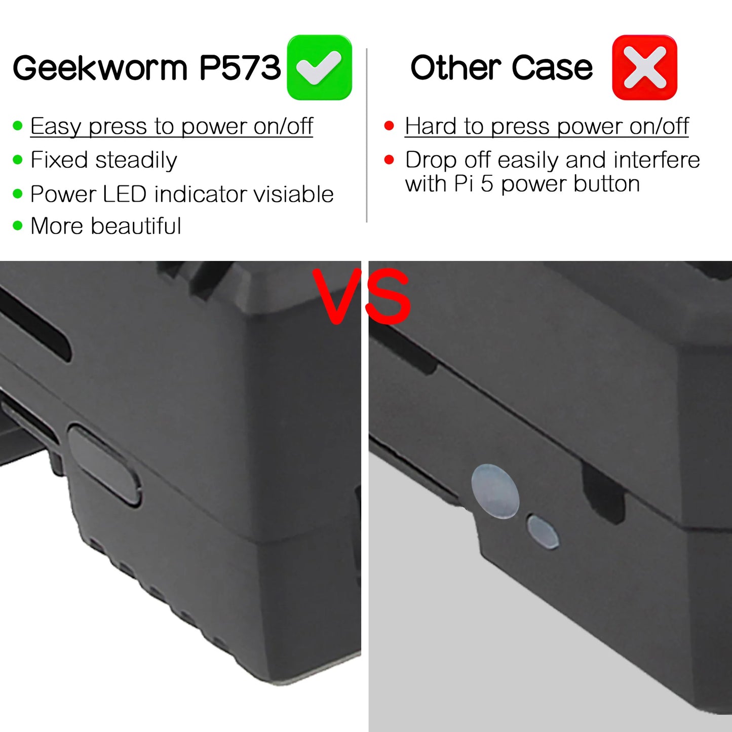 Custom Pi 5 Case | Heavy-duty Aluminum Passive Cooling Case Shell Enclosure for Pi 5