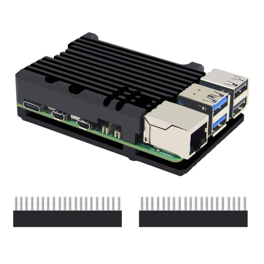 Custom Pi 5 Case  | Passive Cooling| Aluminum Alloy Armor Shell Enclosure for Pi 5