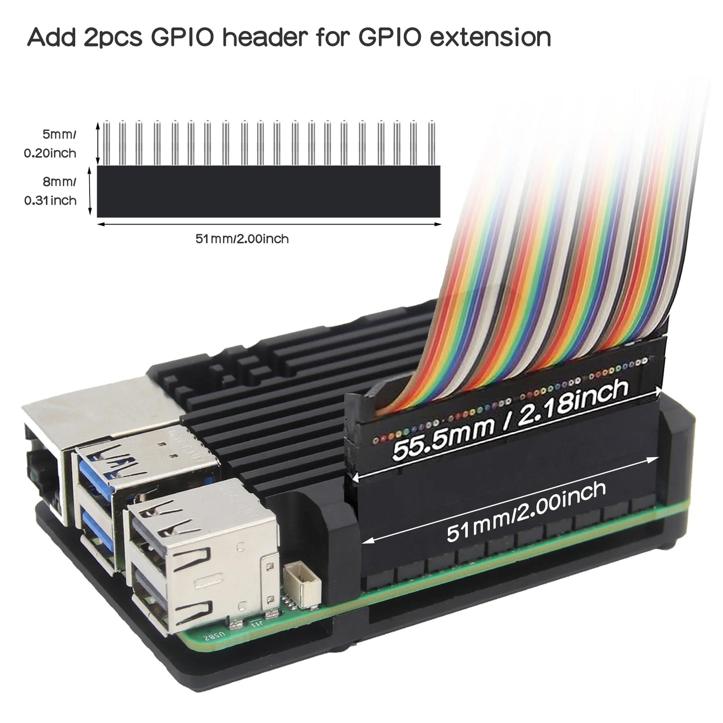 Custom Pi 5 Case  | Passive Cooling| Aluminum Alloy Armor Shell Enclosure for Pi 5