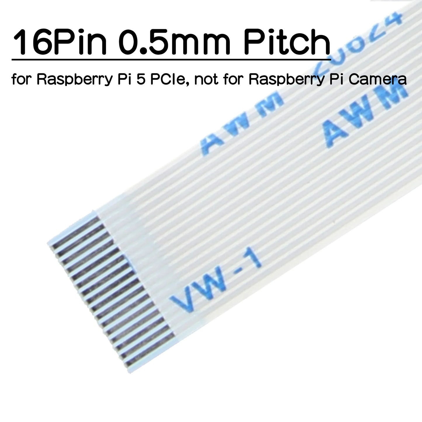 Custom Pi 5 PCIe FFC Cable 30mm/50mm/80mm Set