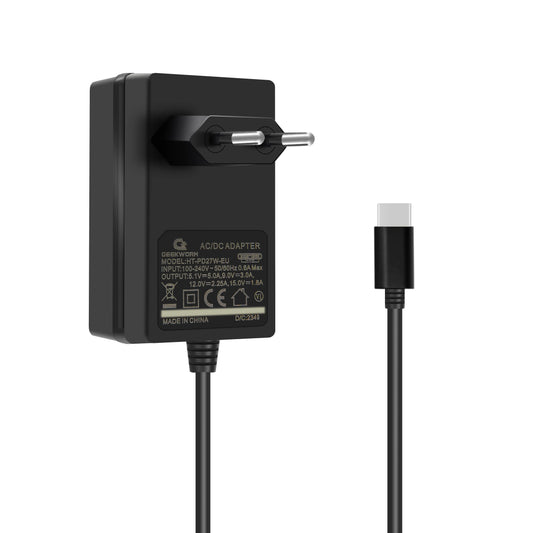 Custom Pi 5 USB-C Power Supply, PD 27W Type C Power Adapter for     Pi 5