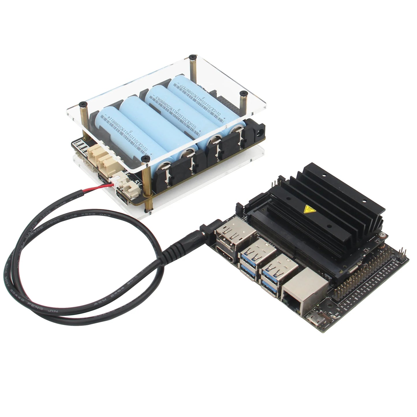 Custom X-UPS1 12V/5V Dual Output Universal Stackable UPS Shield for SBC Orange Pi 5/Jetson Nano/    Pi/Tinker Board etc.