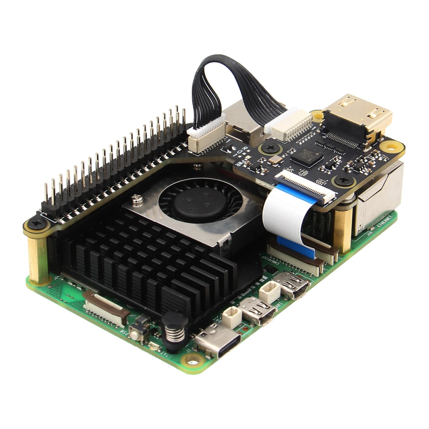 Custom X1300-A2 I2S Audio Accessory Auxiliary Board for     Pi & X1300 / X630
