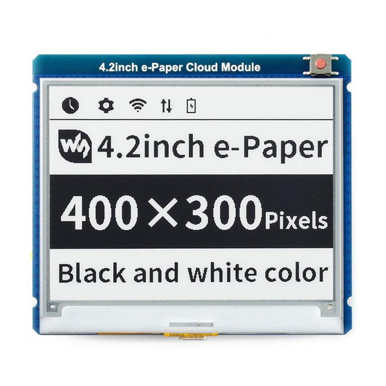 4.2inch E-Paper Cloud Module 400x300 WiFi Connectivity, Low Power Consumption Custom PCB pcba led relay