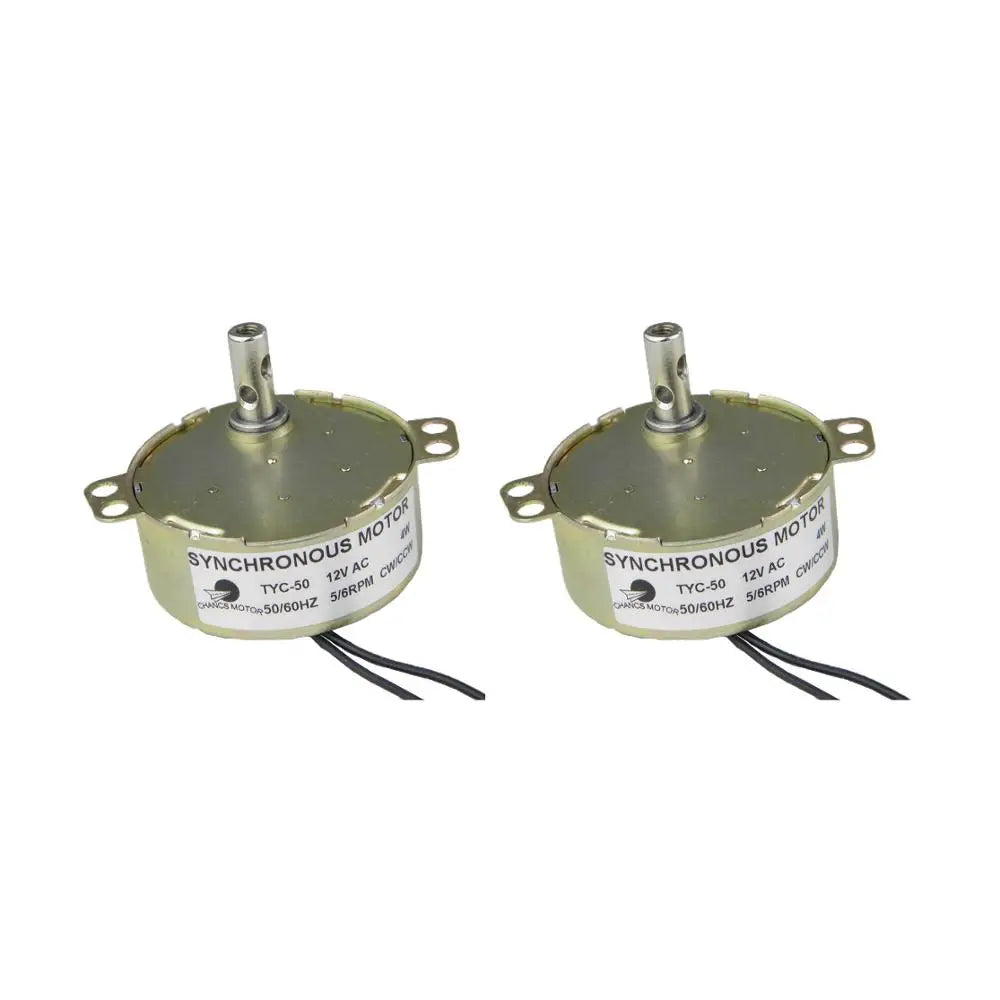 Custom  Electric Synchron Motor TYC-50 12V AC 5-6RPM CW/CCW Turntable Gear Box for Microwave Oven Manufacturer