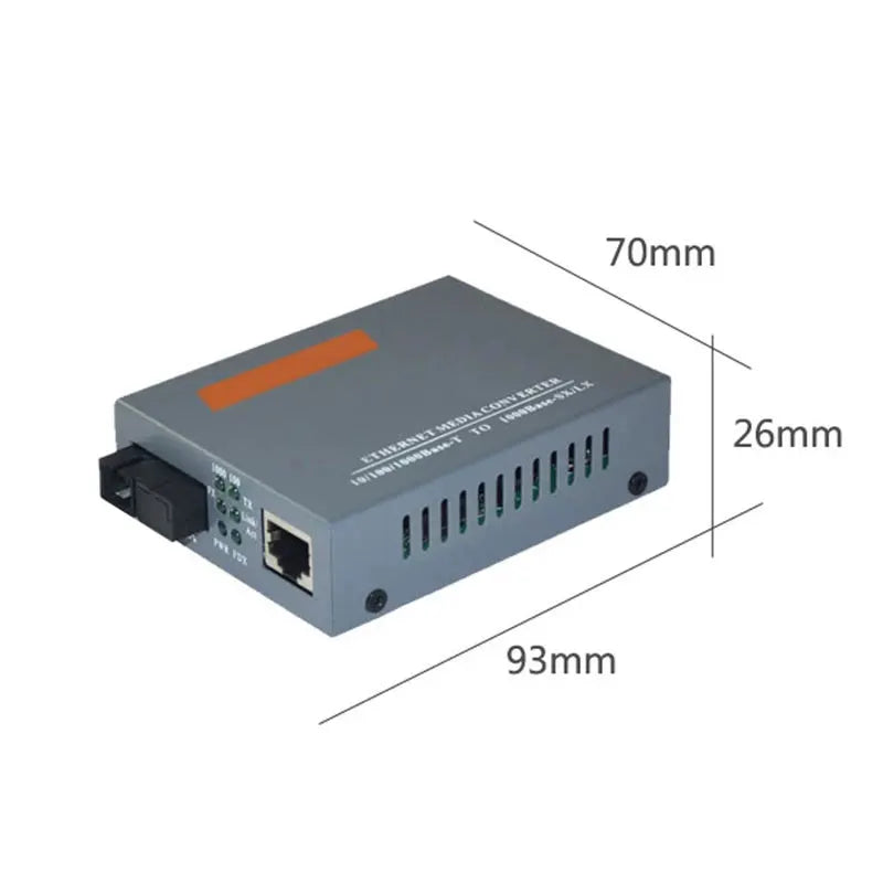 Custom Gigabit Fiber Optical Media Converter 10/100/1000Mbps Single Fiber SC Port HTB-gs-03 External Power Supply netlink Manufacturer