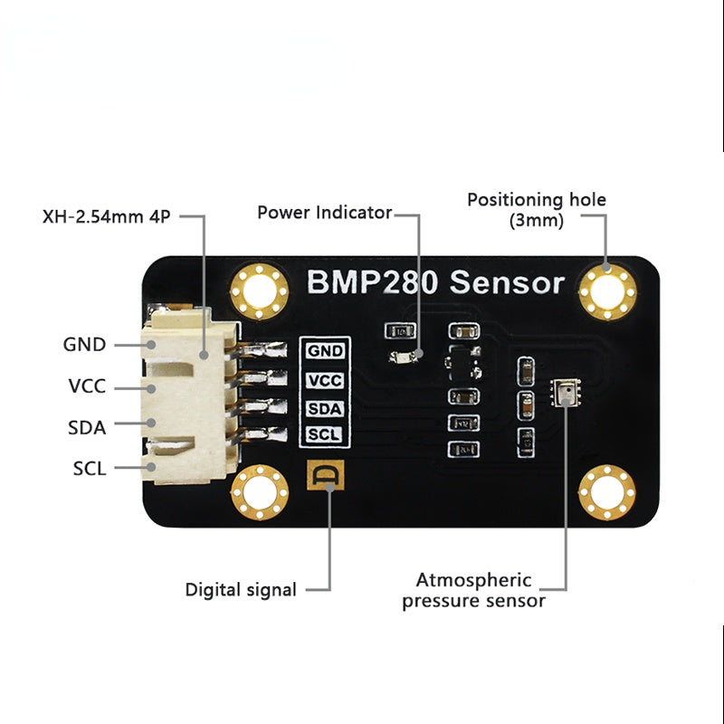 Custom PCB pcba for tv Atmospheric Pressure  Senor MP280 Module pyBoard Micropython Programming I2C 3.3V qi charger pcba