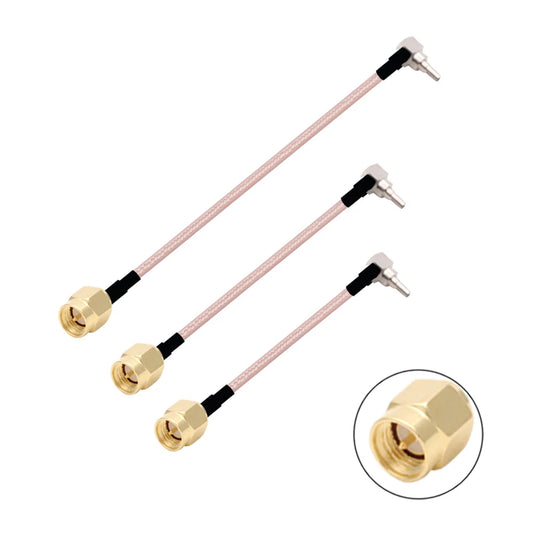 Custom RG316 Coaxial Cable 3G USB Modem Cable Male Female Pigtail Adapter to CRC9 Right Angle Switch  Wholesale Manufacturer