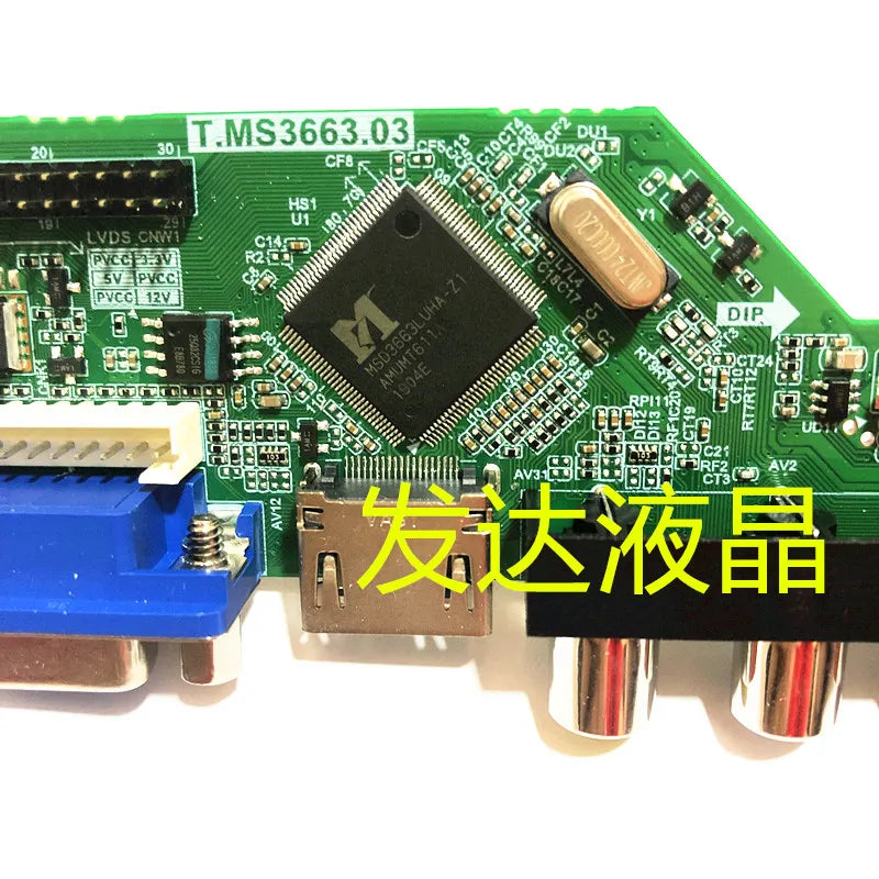 Custom    T.MS3663.03 T.MS3663.A8 Original brand new motherboard Support DVB-T2, DVB-T can provide firmwareManufacturer