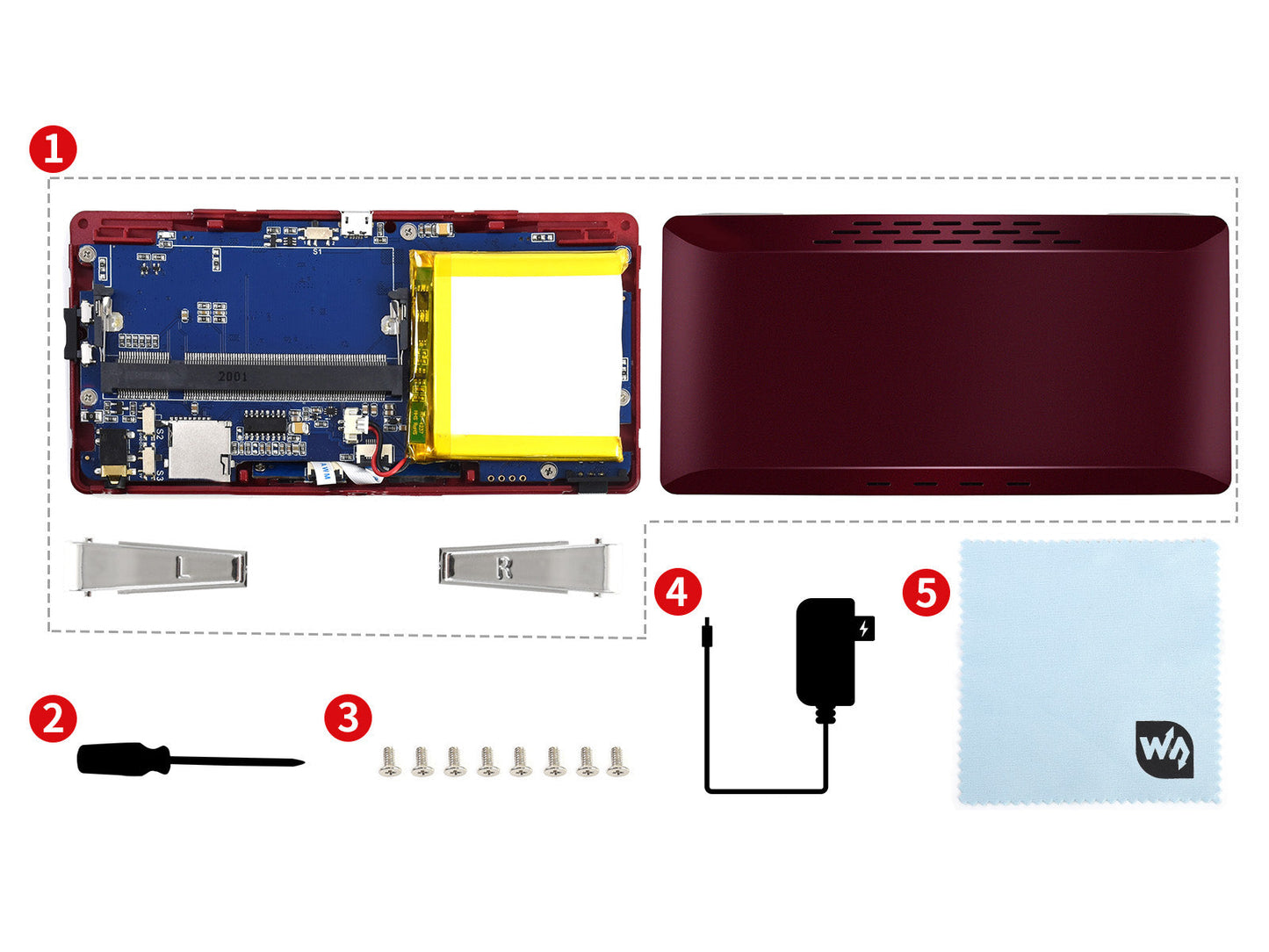 GPM280 Portable Game Console Based On Raspberry Pi Compute Module 3+ Lite WiFi Connectivity Custom PCB extension board pcba customize