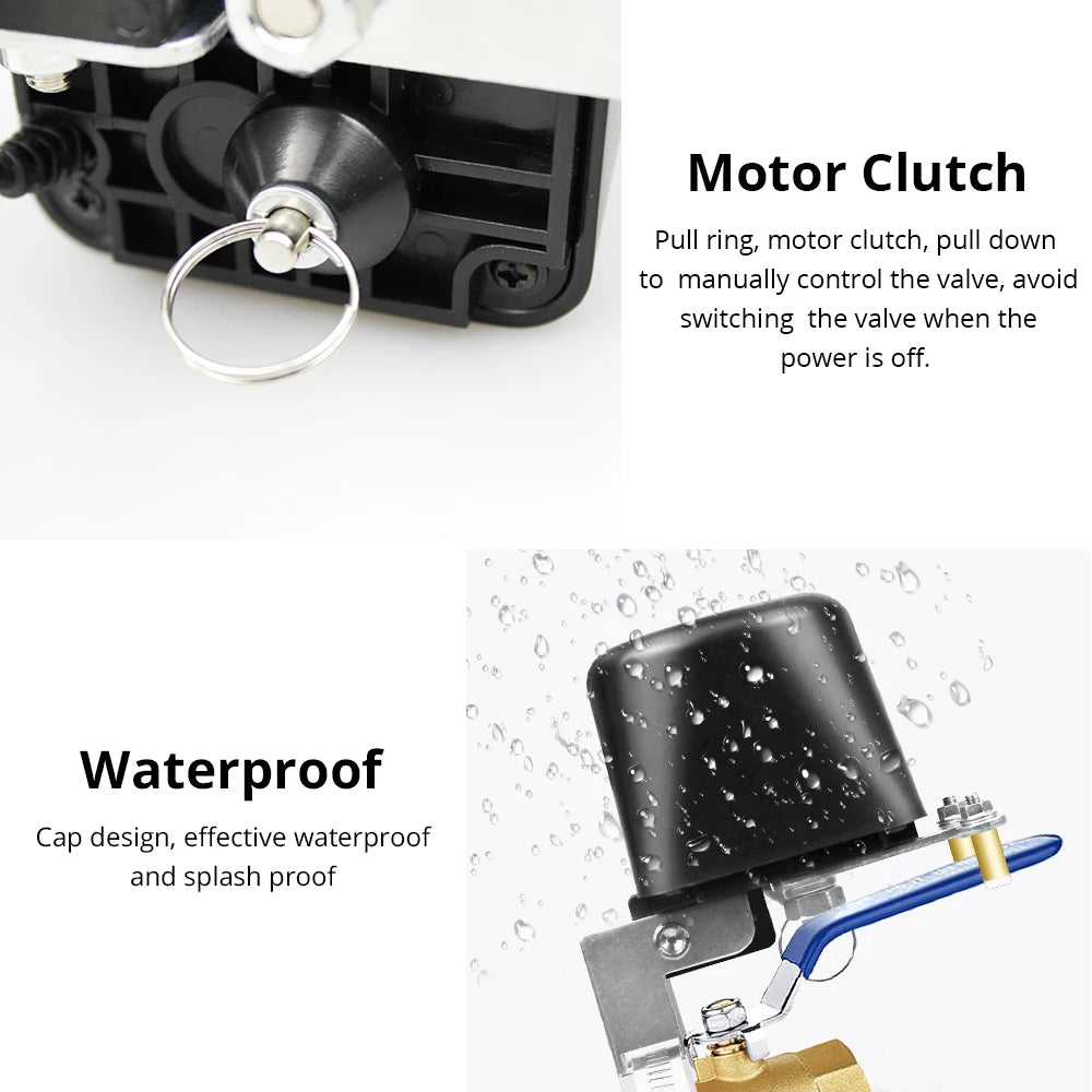 Custom Electronic Tuya Smart WiFi Water Shut Off Zigbee Irrigation Controller Watering System Automatic Gas Valve Control Manufacturer