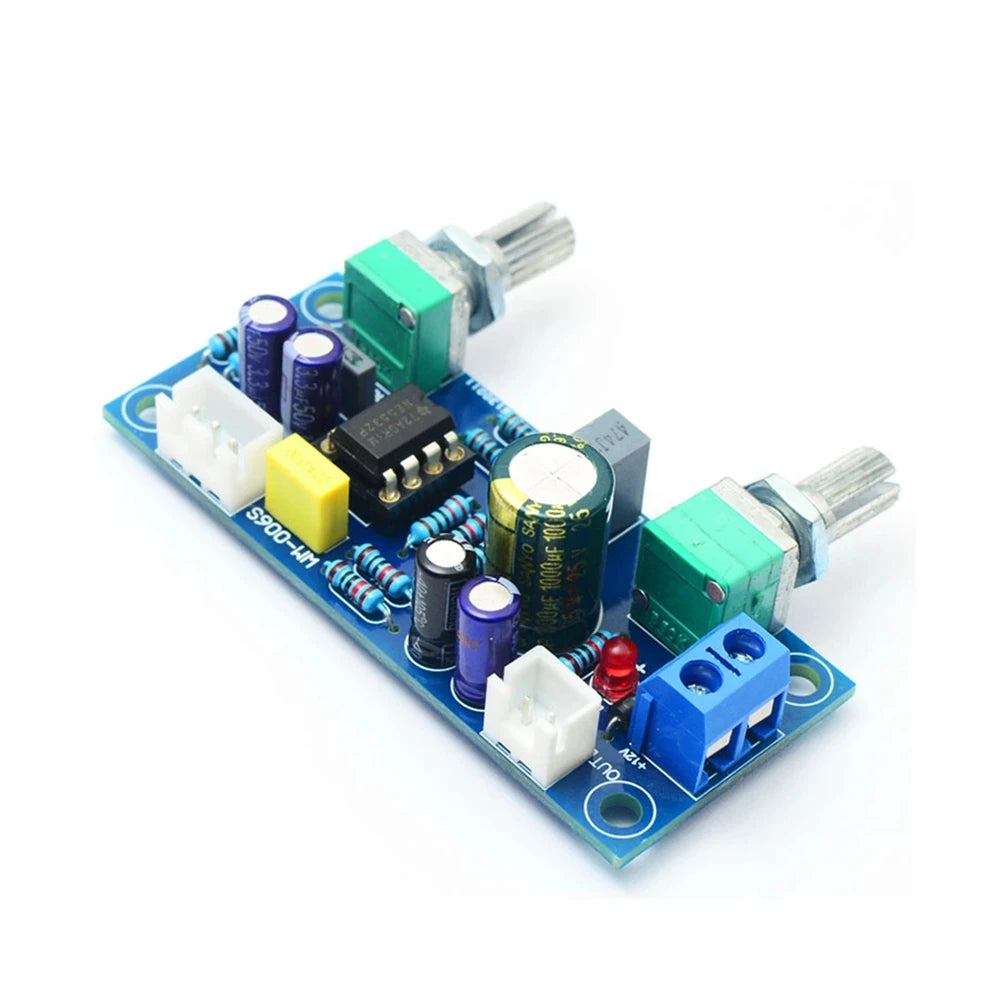 Custom Low Pass Filter Bass Subwoofer Pre-AMP Amplifier Board Dual Power NE5532 Low Pas modules Manufacturer