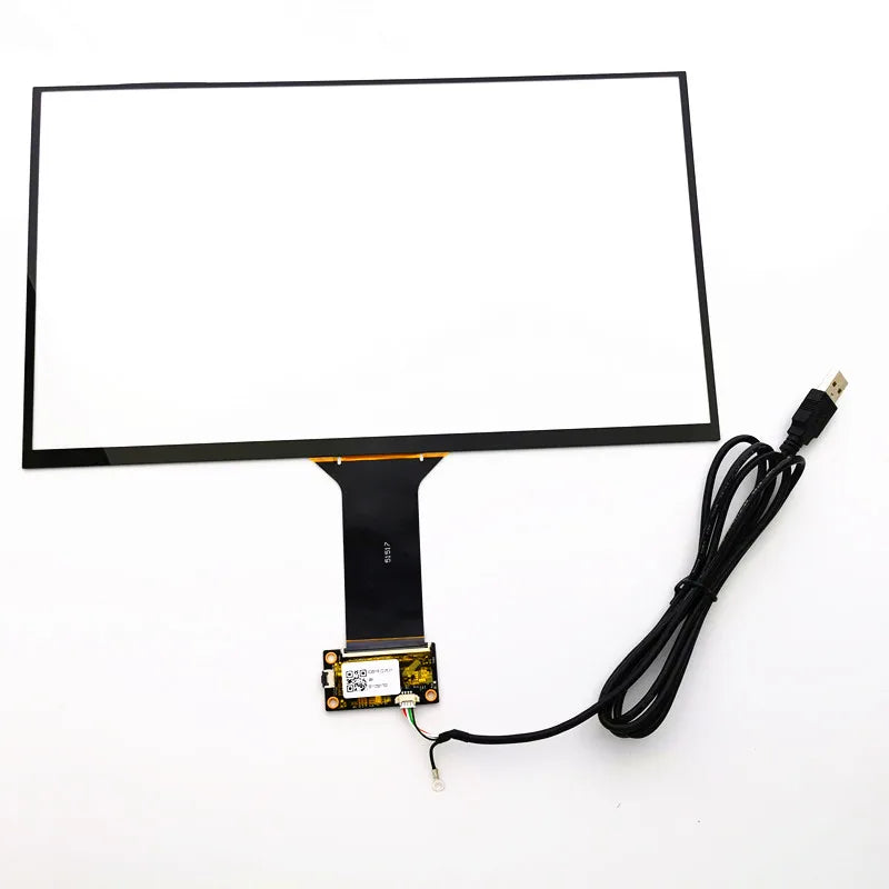 Custom 14 inch capacitive touch screen linux WIN7 8 10 and Android system USB Plug and Play Touch Screen Overlay Panel 10 Points Touch Manufacturer