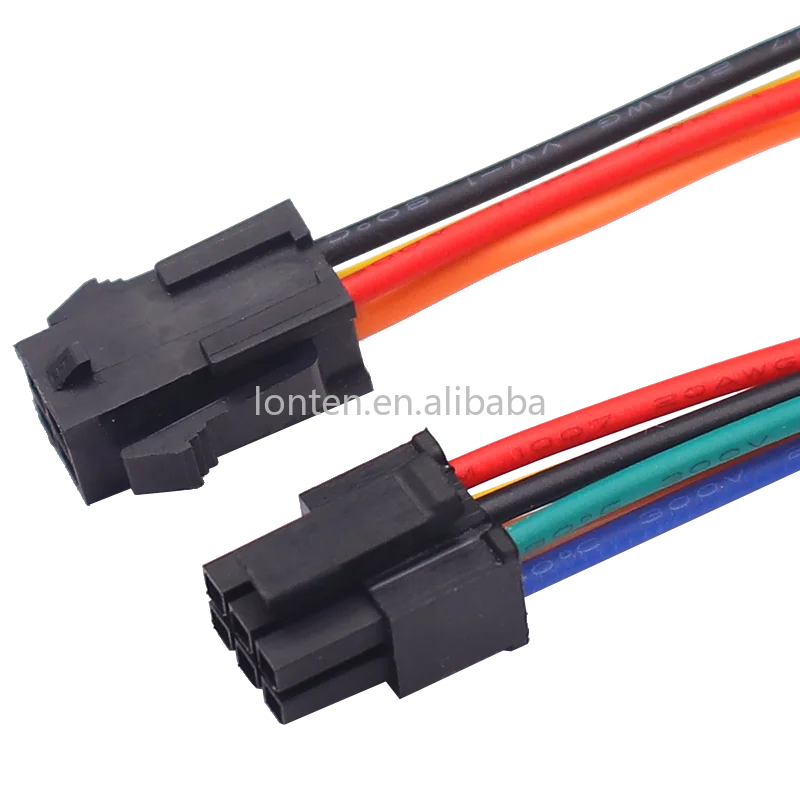 Custom 5PCS Molex 3.0MM Cables 20AWG Small 5557 5559 Male Female Air Docking Electronic Cable, MX3.0 43025 Terminal Line Manufacturer