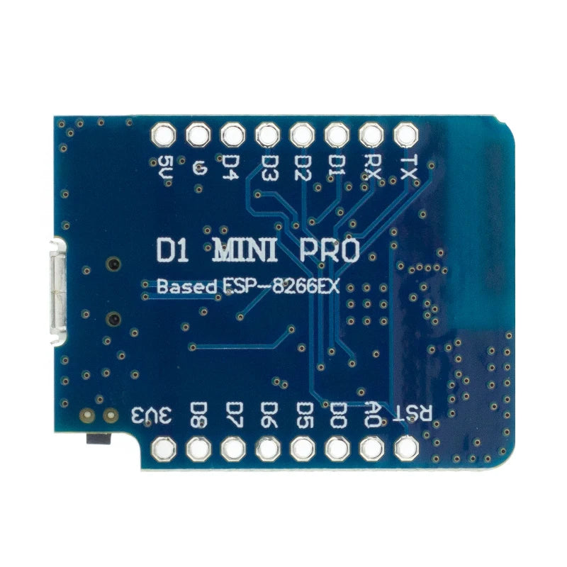 Custom Pcba WEMOS D1 Mini Pro 4M 16M Bytes External Antenna Connector NodeMCU WIFI Development Board Micro Manufacturer