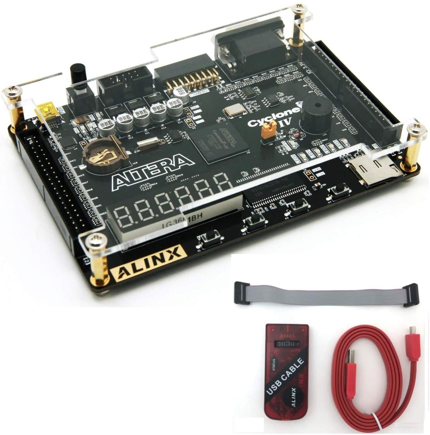 Cyclone IV EP4CE10 Study Board Entry-Level FPGA Board + Custom PCB pcba