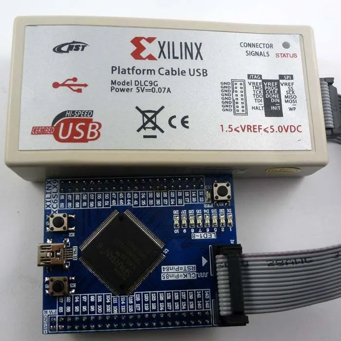 Custom OEM TB300*1+TB299*1 Xilinx USB Platform Cable & SPARTAN-6 XC6SLX9 FPGA core Board spartan 6 programmer Downloader kit CPLD Manufacturer