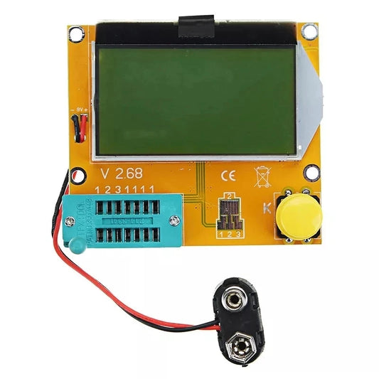Custom LCR-T4 Mega328 Transistor Tester Diode Triode Capacitance ESR Meter With Shell Manufacturer