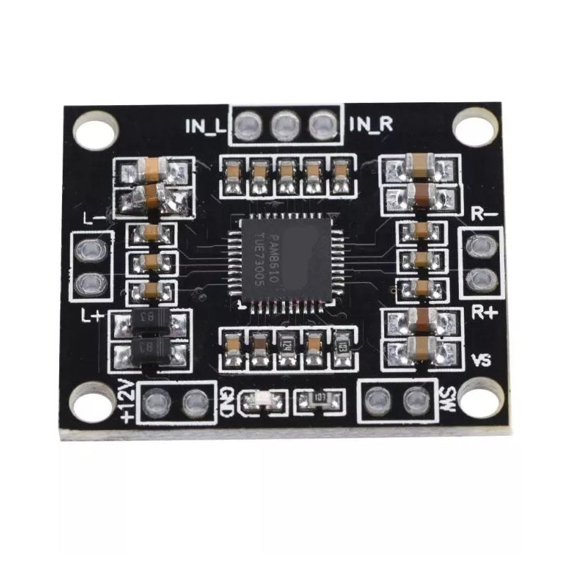 2*15W PAM8610 Mini Amplifier Board Digital Dual Channel  DC7-15V Class D Small Stereo Audio Amplifiers Amp pcb assembly Customize