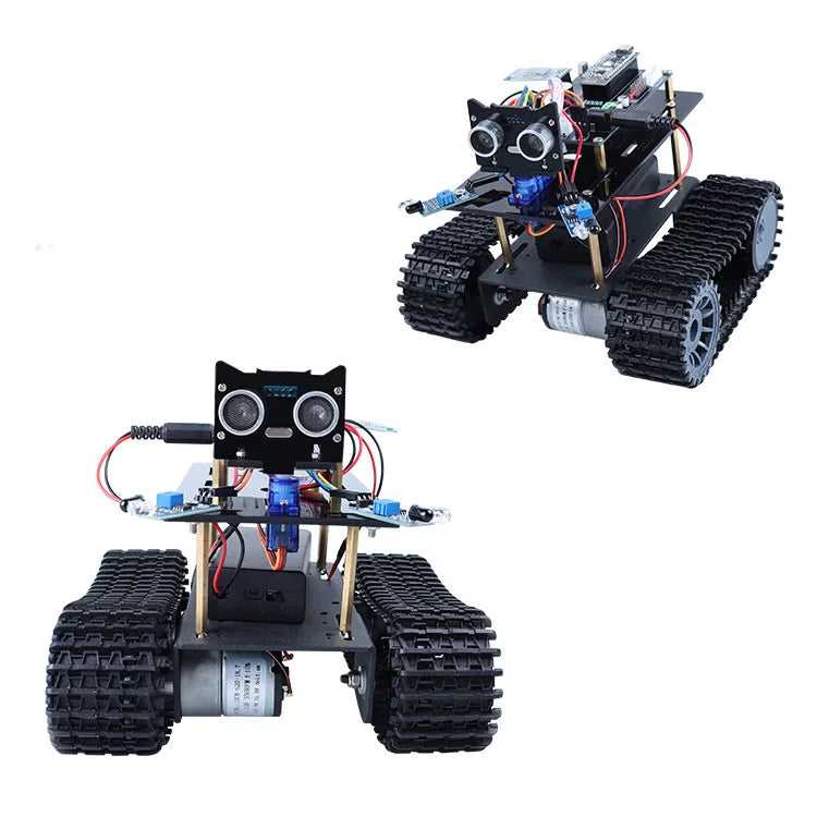 Custom Track Car Set Obstacle Avoidance Remote Control Smart Robot Kit Maker Programming Manufacturer