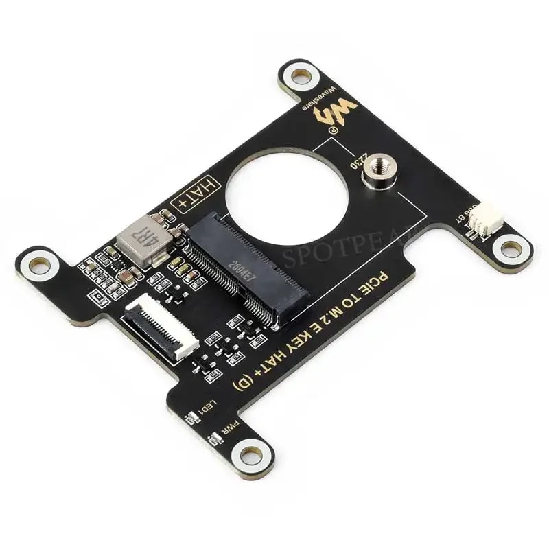 Custom Raspberry Pi 5 PCIe to M.2 E Key NGFF USB for Hat for BE200/AX210/AX200/RTL8822CE