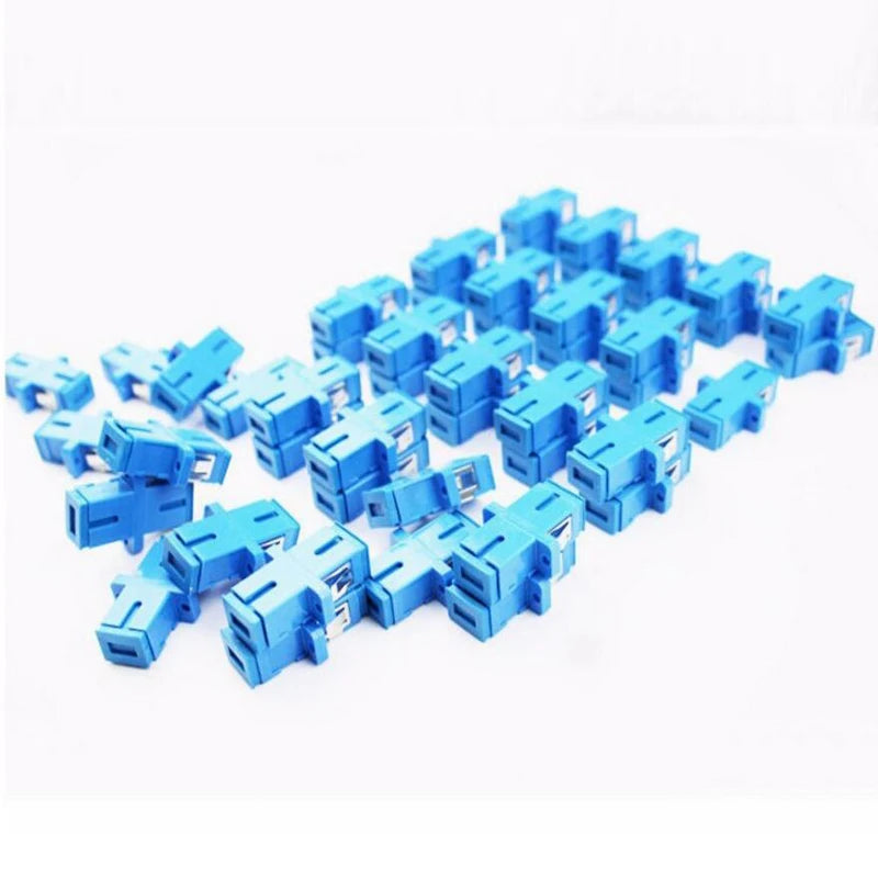 Custom 50PCS/bag SC UPC Simplex mode Fiber optic Adapter SC Optical fiber coupler SC Fiber flange SC UPC connector Manufacturer