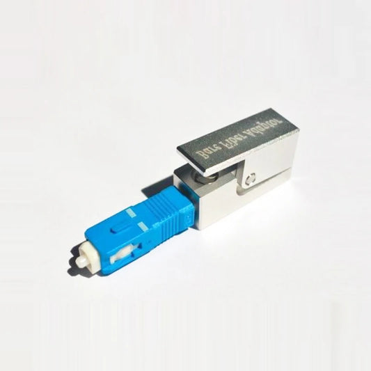 Custom 1PCS SC UPC adapter Square optical fiber coupler SC bare fiber adapter flange SC UPC Circular bare fiber adapter Manufacturer