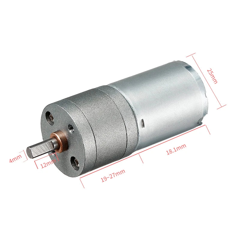 Custom ZGA25RQ 6V/12V/24V Gear Motor With Centric Output Shaft High Torque Reversible Electric Geared Motor Manufacturer